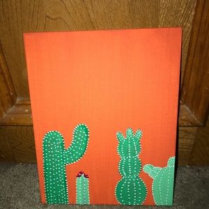 Hand painted canvas